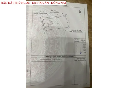 Bán đất Phú Ngọc, Định Quán, mặt tiền nhựa với 25m bám đường