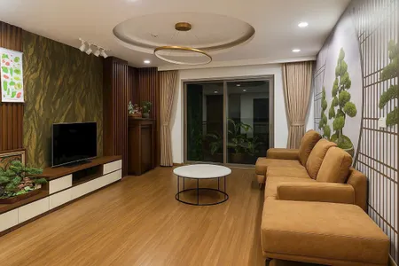 Căn góc trung tầng R1 Goldmark City. 3 phòng ngủ kèm bao nội thất.