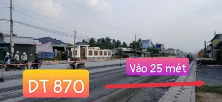 Bán 1000m2 đất đường lên cầu Rạch Miễu 2 Tiền Giang. Có 180m2 thổ cư.