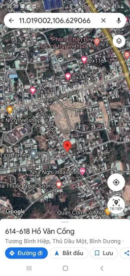 Đất MT Hồ Văn Cống TDM: 1830m2 sổ sẵn , ngang 20,7m
