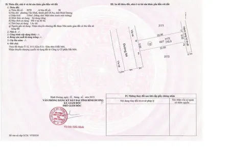 Bán đất Tân Bình - Dĩ An - Bình Dương giá 3,3 tỷ