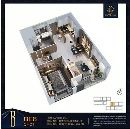 🏙 Sở Hữu Căn Hộ 1PN The Opus One - Chỉ Cần Bỏ Ra Hơn 900 Triệu Để Sỡ Hữu! 🏙