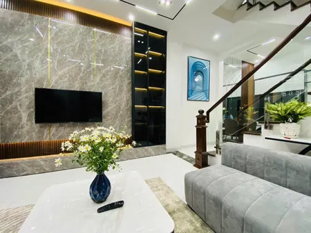 CHÍNH CHỦ BÁN NHÀ ĐẸP TẠI LIỄU NGOẠI - KHÁNH HÀ -THANH OAI- HÀ NỘI DT 110M2 MT 6M 2 TẦNG NHÀ ĐẸP Ở NGAY-OTO NGỦ TRONG NHÀ CHƯA ĐẾN 6TY