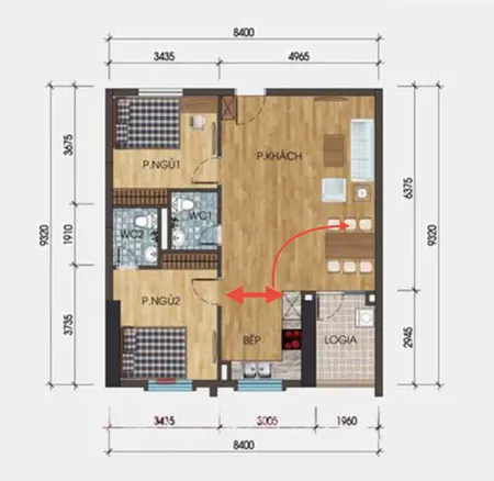 Chính chủ bán căn hộ 78m² – Full nội thất cao cấp, tầng 10 tòa HH03D – KĐT Thanh Hà Cienco 5