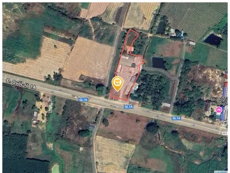 Bán đất 4466m² ngang 38m giá 6.2 tỷ tại Xã Tân Phúc Huyện Hàm Tân