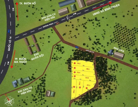 Bán đất 500m² giá 150 triệu tại Xã Bình Thuận Thị xã Thị Xã Buôn Hồ