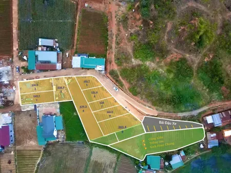 Đất xây dựng biệt lập ngay cửa ngõ vào TP Đà Lạt chưa tới 10km