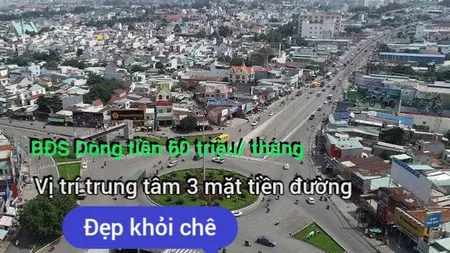 BDS Dòng tiền thu nhập 60 triệu/ tháng 3 Mặt tiền Quốc Lộ 56, có sẳn 400m2 Đất Đô Thị