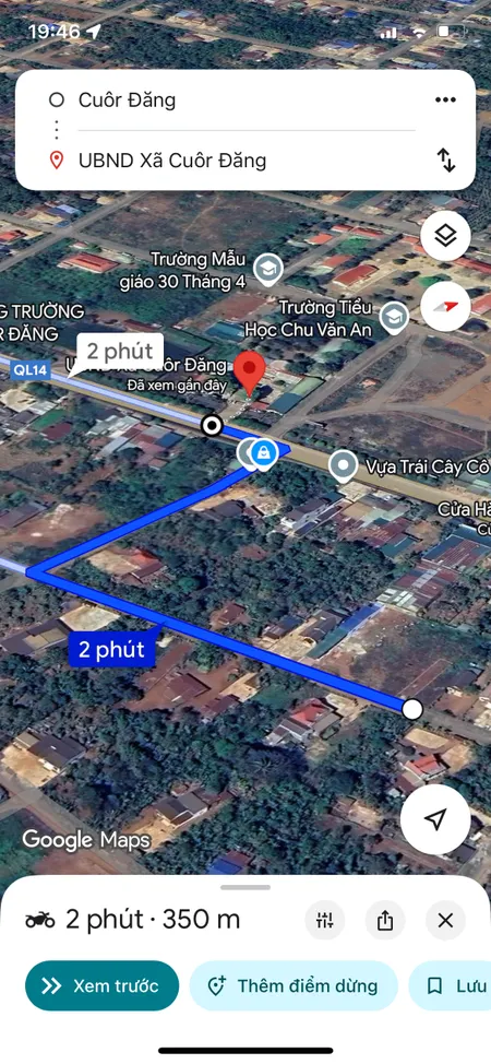 Bán đất 461.6m² giá 1tỷ tại Xã Cuor Đăng Huyện Cư M'gar