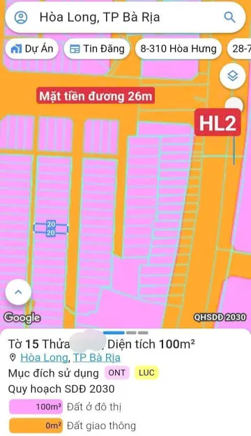Chủ bán lô đất Lan Anh 1 Hoà Long Bà Rịa Vũng Tàu.