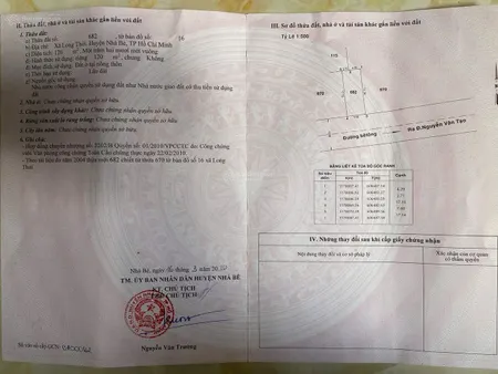 Bán đất 120m² ngang 6m giá 4.3 tỷ tại Xã Long Thới Huyện Nhà Bè