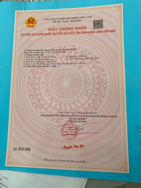Bán đất 3993m² ngang 80m giá 3.6 tỷ tại Xã Tân Nhựt Huyện Bình Chánh
