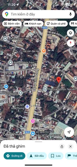 Đất Định Hoà-TP.TDM đường oto gần ql13 vị trí đẹp dân đông giá êm