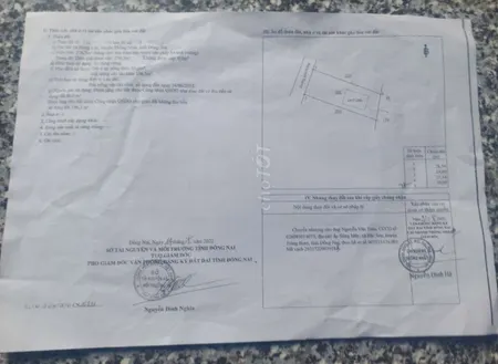 Bán đất 276m² ngang 10m giá 5 tỷ tại Xã Hưng Lộc Huyện Thống Nhất