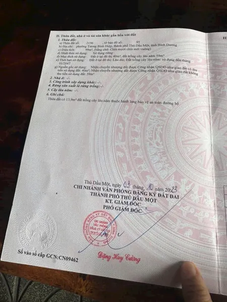 Đất Tương Bình Hiệp-TP.TDm nhựa oto né nhau gần ngay Chợ Mới vị trí đẹp giá êm