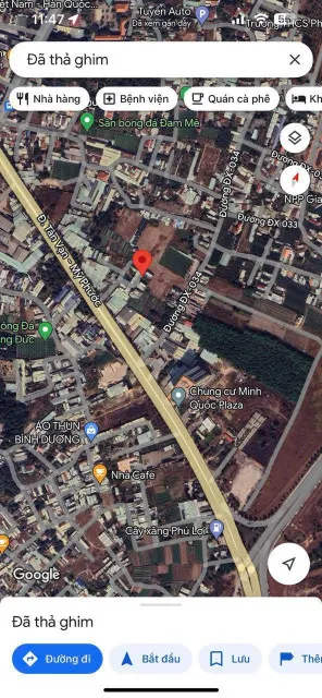 Đất Phú Mỹ-TP.TDM gần ngay chung cư Minh Quốc đường oto vị trí đẹp giá tốt