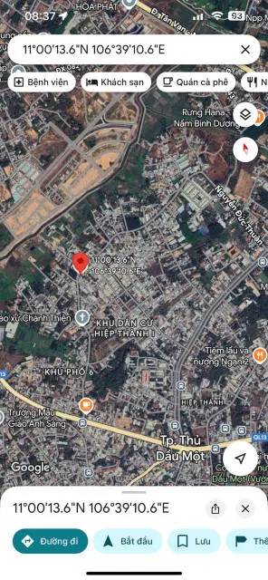 Đất mặt tiền kinh doanh Nguyễn Đức Thuận-Hiệp Thành-TP.TDM vị trí trung tâm đẹp ngang 5,8m giá êm