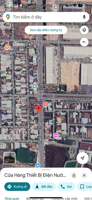 Mặt tiền kinh daonh Trần Quốc Toản-Võ Nguyên Giáp-TĐC Hoà Lợi-Hoà Phú-TP.TDM sót lô giá êm vị trí đẹp gần trung tâm TP.Mới