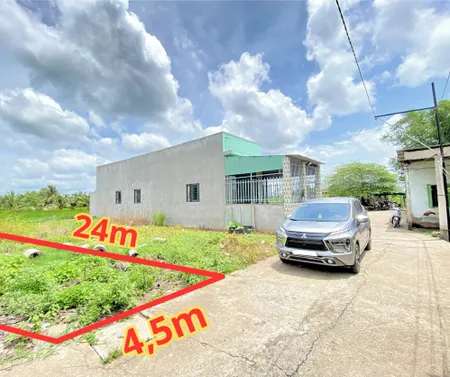 Bán đất 116.5m² ngang 4,5m giá 880tr tại Xã Long Định Huyện Cần Đước