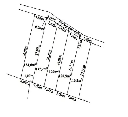 Đất thổ cư Nguyễn Thị Lầu vô 200m 5x26 giá 395tr