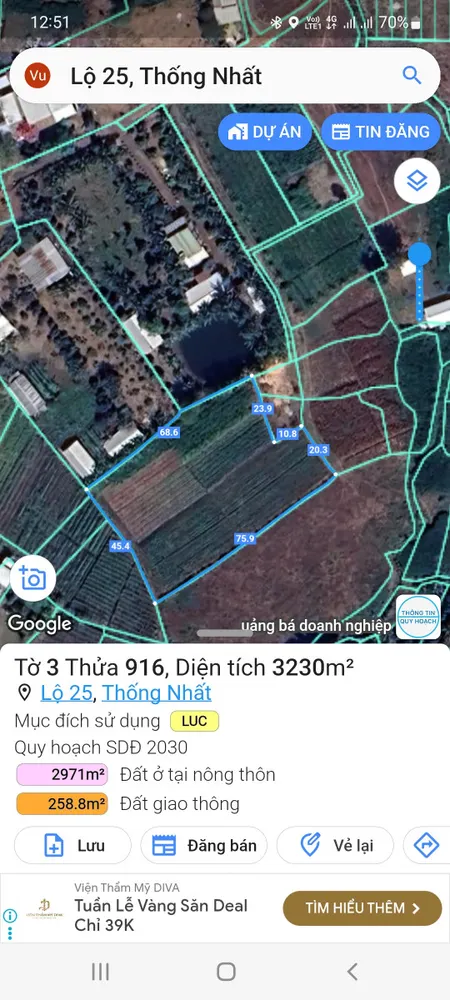Nhà Đất Xã Lộ 25 Thống Nhất Đồng Nai
