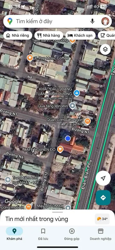 Bán lô góc N7 va D12 TDC Phú Mỹ, P. Phú Tân giá rẻ