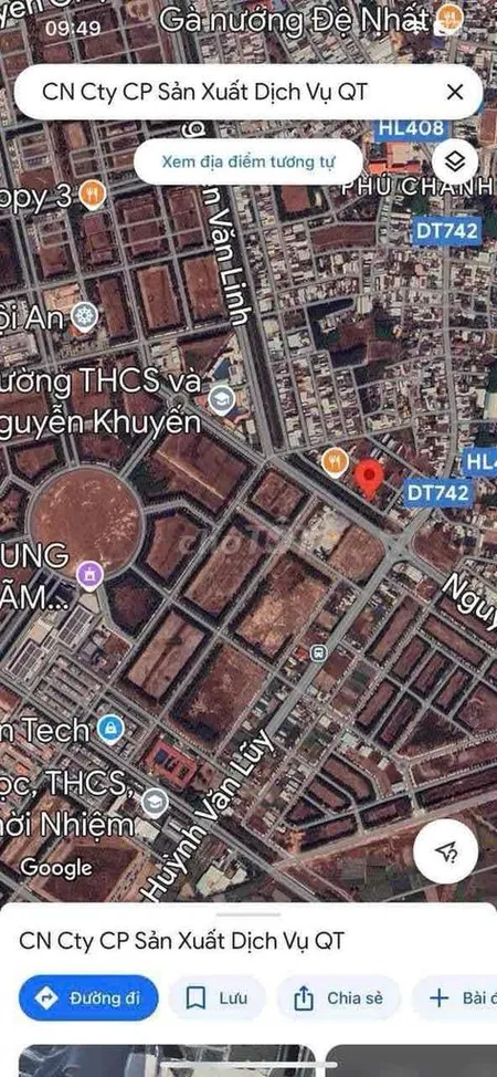 Bán lô góc đường số 41 và 60 TDC Phú Chánh B Hoà Phú