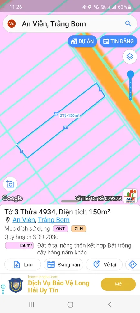 Nhà Đất An Viễn Trảng bom Đồng Nai