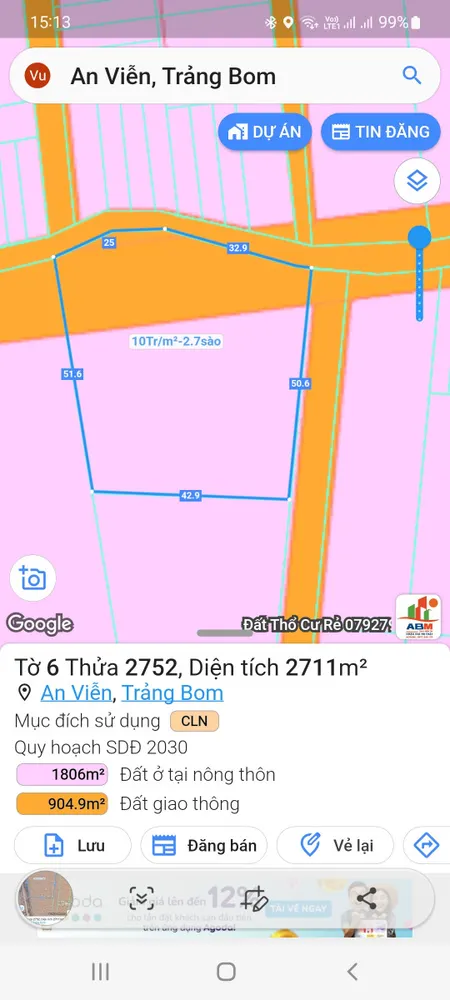 Nhà Đất An Viễn Trảng bom Đồng Nai
