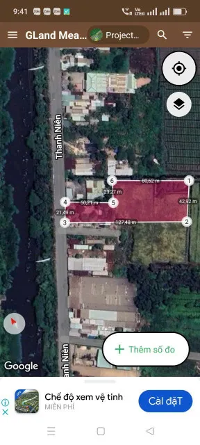 Bán đất 4425m² ngang 21m giá 44.25 tỷ tại Xã Tân Thới Nhì Huyện Hóc Môn