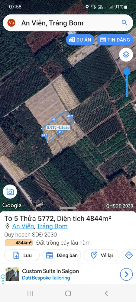 Nhà Đất An Viễn Trảng bom Đồng Nai