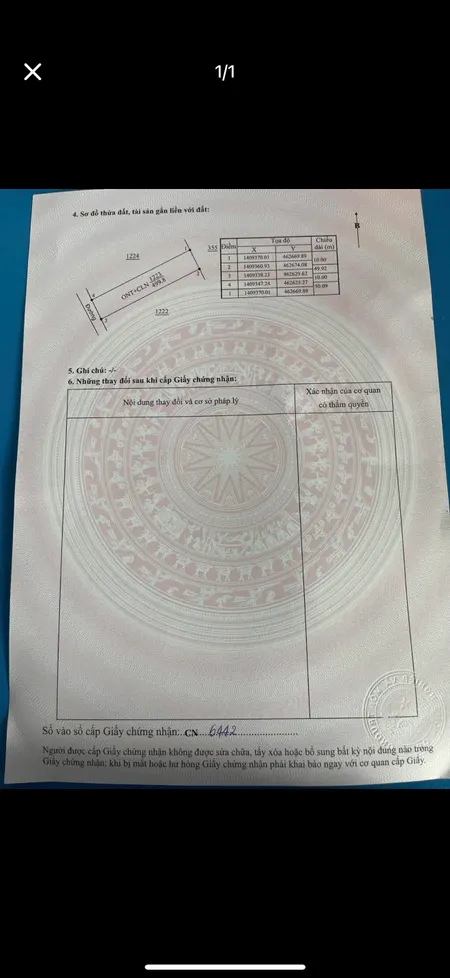 Bán đất 500m² giá 1.4 tỷ tại Xã Cuor Đăng Huyện Cư M'gar