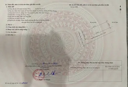 Bán lô GÓC Mỹ Tranh, Nam Sơn, An Dương 63,9M giá chỉ từ 1.XX tỷ