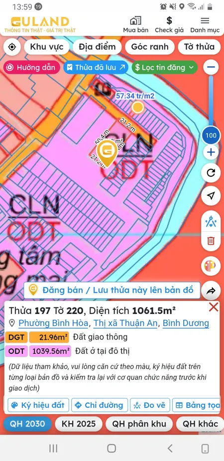 Bán nhà 136.5m² ngang 8.6 - 10.35m giá 3.5 tỷ tại Phường Bình Hòa Thị xã Thuận An
