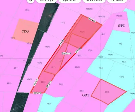 BÁN GẤP LÔ ĐẤT 9.022M² – ĐÃ CÓ ODT – THẾ ĐẤT ĐẸP CHIA LÔ – GIÁ CHỈ 20 TRIỆU/M²