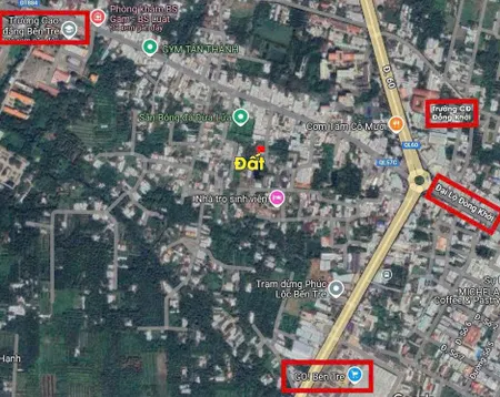 Bán đất vòng xoay Tân Thành 450m, Sơn Đông, Phường Bến Tre