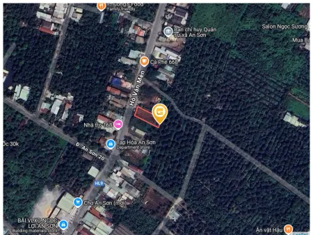 Bán đất 554.7m² tại Xã An Sơn Thị xã Thuận An