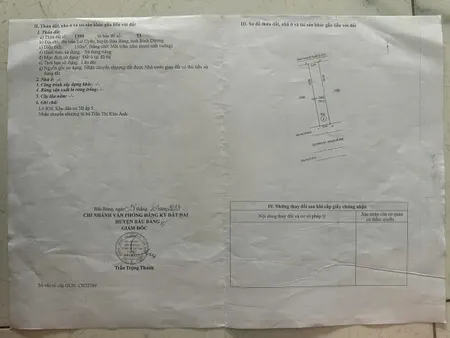 Bán đất 150m² ngang 5m giá 1.38 tỷ tại Thị trấn Lai Uyên Huyện Bàu Bàng