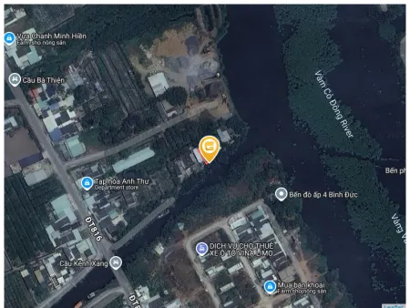 Bán đất 94.8m² ngang 5m giá 550 triệu tại Xã Bình Đức Huyện Bến Lức