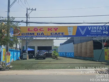 CHO THUÊ QUÁN TRONG TRẠM SẠC XE ĐIỆN HÓC MÔN– CÓ SẴN LƯỢNG KHÁCH ỔN ĐỊNH