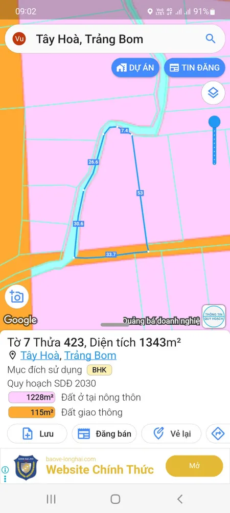 Nhà Đất Tây Hòa Trảng Bom Đồng Nai