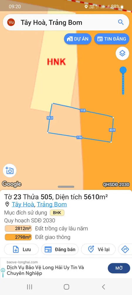 Nhà Đất Tây Hòa Trảng Bom Đồng Nai