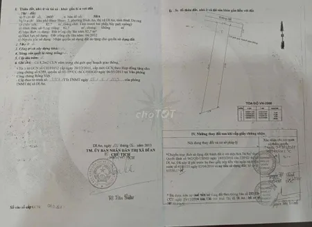 Nhà Đất Bình An Dĩ An Bình Dương
