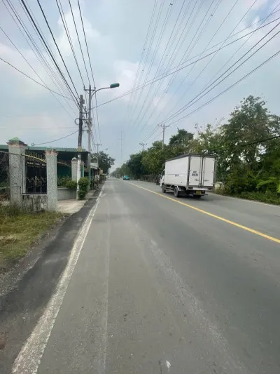BÁN LÔ ĐẤT MẶT TIỀN 592M2- GIÁ 9 TỶ 500-Đ,THANH NIÊN-TÂN THỚI NHÌ - HÓC MÔN