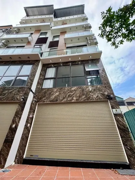 NHÀ MỚI Ô TÔ ĐỖ VÀO NHÀ Phố Đàm Quang Trung 42m2 X 6 tầng,mặt tiền 5m,X11.6 tỷ Long Biên.