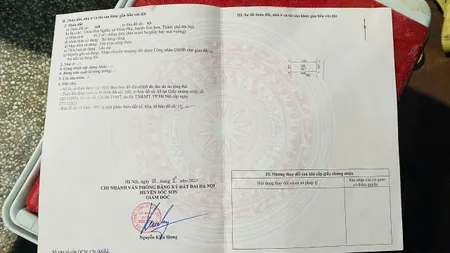 Bán đất 93,8m² ngang 5,1m tại Xã Minh Phú Huyện Sóc Sơn