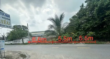 Bán đất 168.1m² ngang 5,5m giá 2.6 tỷ tại Xã Tân Vĩnh Hiệp Thị xã Tân Uyên dân cư đông có thể kinh doanh được ngay