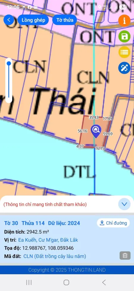 Bán nhà 2942.5m² giá 550 triệu tại Xã Ea Kuêh Huyện Cư M'gar