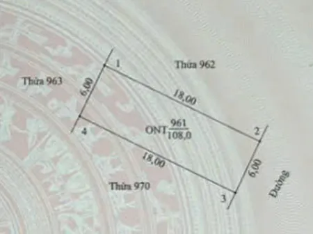 Bán đất 108m² ngang 6m giá 3 tỷ tại Xã Ninh Phúc Thành phố Ninh Bình