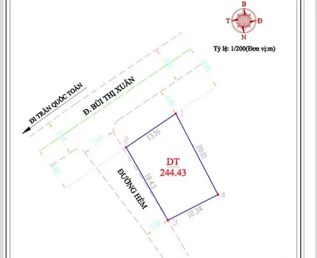 Chính Chủ Bán Nhà Phố Căn Góc 2 Mặt Tiền 14Bis Bùi Thị Xuân, Phường 2, Thành Phố Đà Lạt, Lâm Đồng.